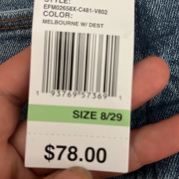 NWT Kenzie The Kelsey High Rise Skinny Size 8 - Picture 2 of 4